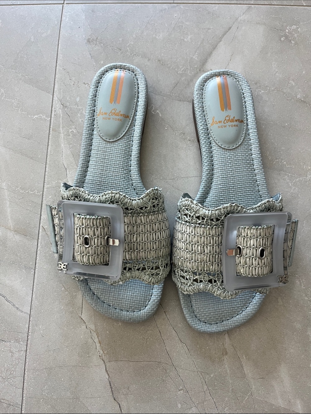Sam Edelman Bambi Textured Slide Sandals